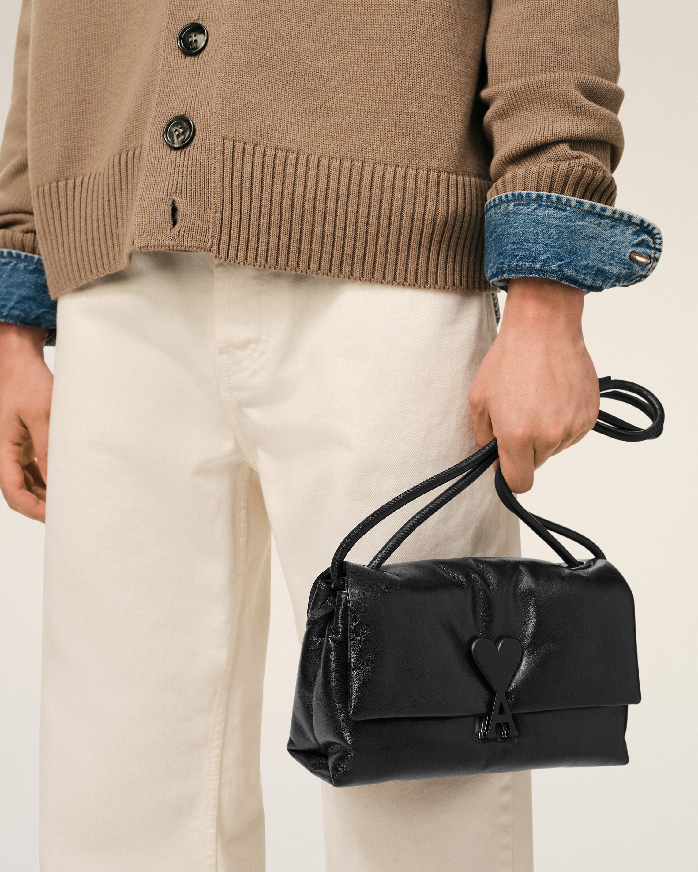 Bolsa de Couro Voulez-Vous | AMI PARIS US