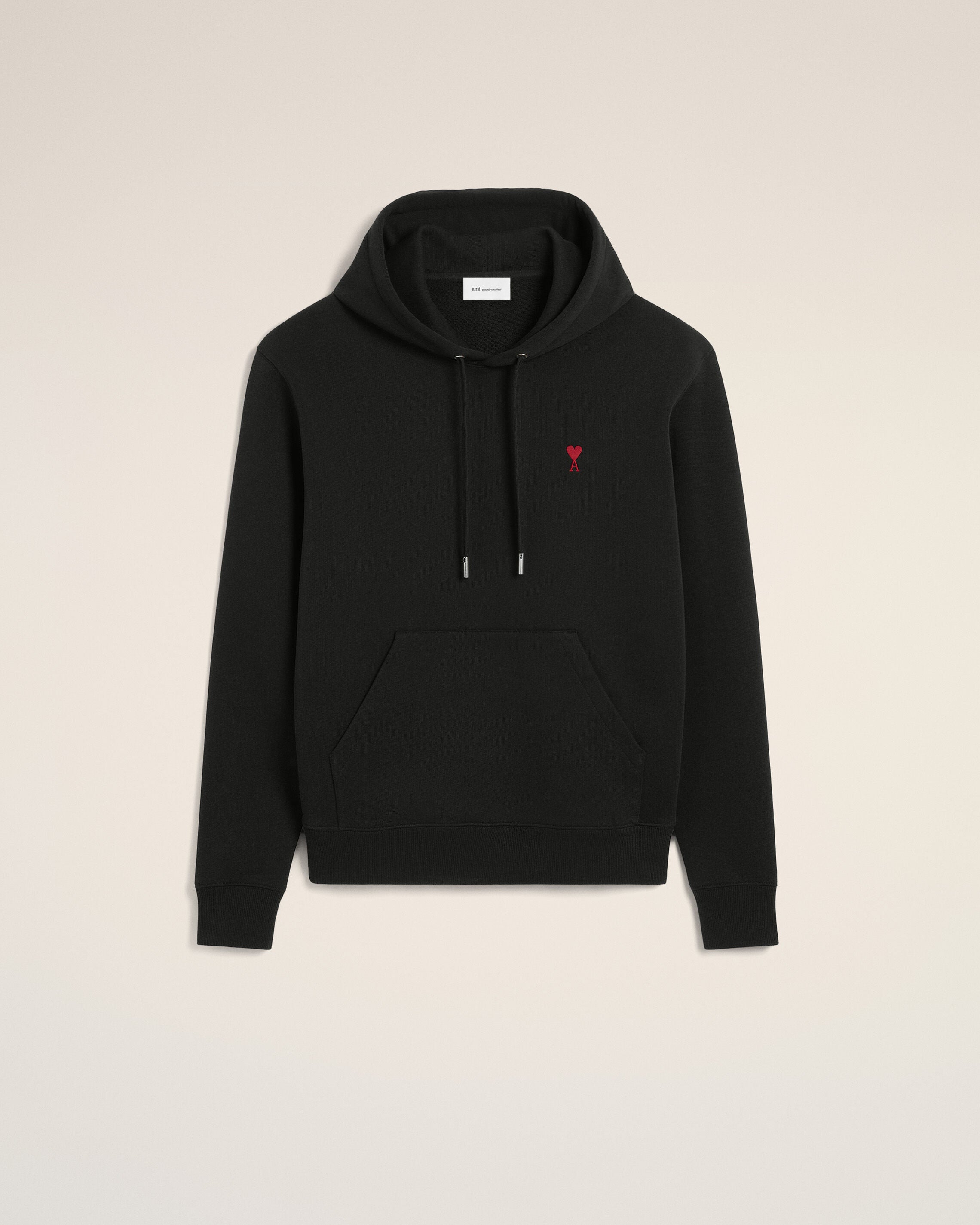 Moletom Ami de Coeur Preto Vermelho | AMI PARIS